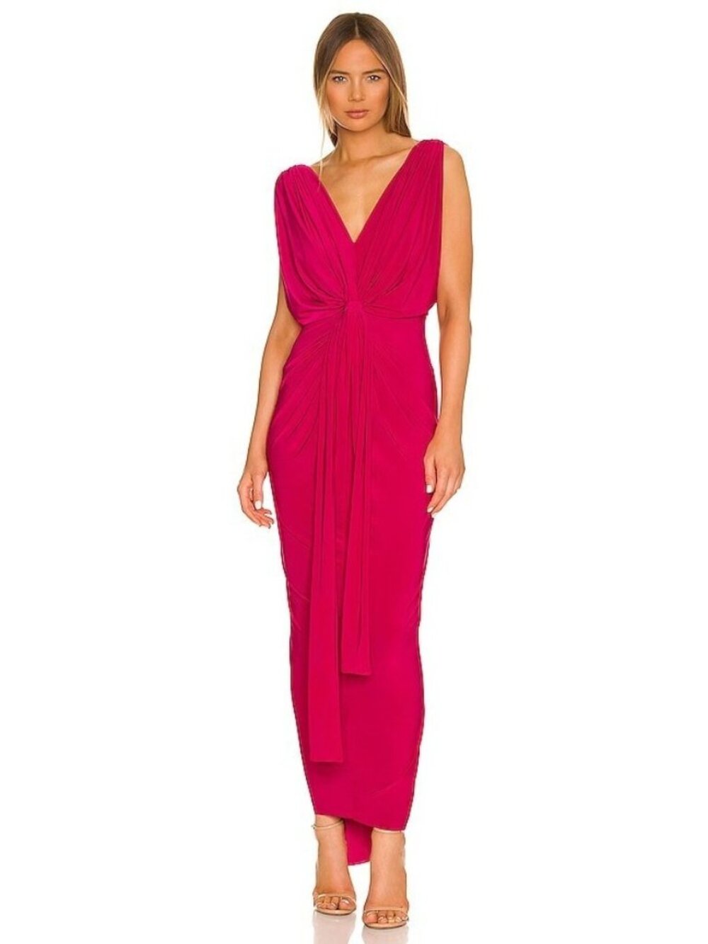 MISA Los Angeles Xenia Dress Fuchsia Pink